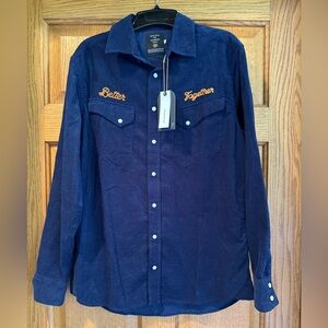 Taylor Stitch Marigold Western Shirt Size 40 (Medium) NEW NWTs